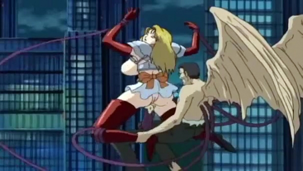 Дьявольское отродье трахает горячую японку щупальцами и огромным членом! Лучшее HD порно