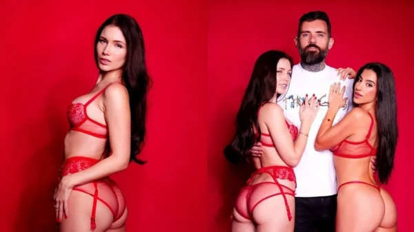 PlugTalk 2025: Мэри Рок и Лена The Plug в лесби-тройничке с Адамом! Двойной минет, сочный трах и сперма на лица HD